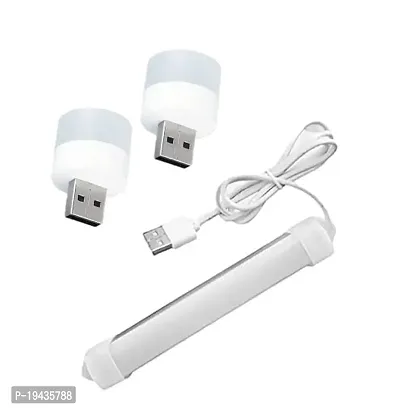 Portable USB LED Mini Tube Light-10inch with High Brightness Cool Day Light for Small Rooms