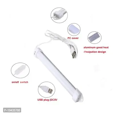 Portable USB LED Mini Tube Light-10inch with High Brightness Cool Day Light for Small Rooms-thumb3