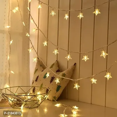 Star LED String Lights for Diwali Christmas Wedding (3m, 20 Stars) Diwali Lights, Decorative Lights, Diwali Lights for Window, Festive Lights, led Lights-thumb2