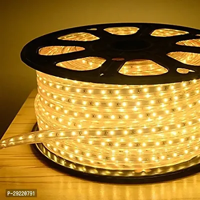 LED Strip Light Indoor Outdoor Waterproof SMD Roll Home Decoration Lights,(3 Meter) Amber Color Diwali Christmas Navratri Birthday Party Lights Perfect for Cove , False Ceiling, Balcony, Entrance-thumb0