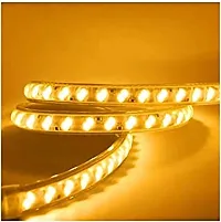 LED Strip Light Indoor Outdoor Waterproof SMD Roll Home Decoration Lights,(3 Meter) Amber Color Diwali Christmas Navratri Birthday Party Lights Perfect for Cove , False Ceiling, Balcony, Entrance-thumb1