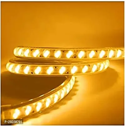 LED Strip Light Indoor Outdoor Waterproof SMD Roll Home Decoration Lights,(3 Meter) Amber Color Diwali Christmas Navratri Birthday Party Lights Perfect for Cove , False Ceiling, Balcony, Entrance-thumb2