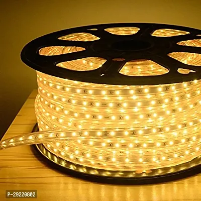 LED Strip Light Indoor Outdoor Waterproof SMD Roll Home Decoration Lights,(10 Meter) Warm White Color Diwali Christmas Navratri Birthday Party Lights Perfect for Cove , False Ceiling, Balcony-thumb0