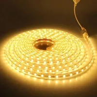 LED Strip Light Indoor Outdoor Waterproof SMD Roll Home Decoration Lights,(10 Meter) Warm White Color Diwali Christmas Navratri Birthday Party Lights Perfect for Cove , False Ceiling, Balcony-thumb1