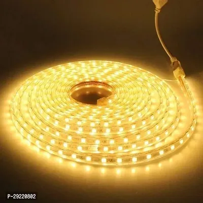 LED Strip Light Indoor Outdoor Waterproof SMD Roll Home Decoration Lights,(10 Meter) Warm White Color Diwali Christmas Navratri Birthday Party Lights Perfect for Cove , False Ceiling, Balcony-thumb2