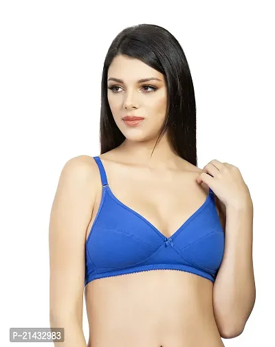 ENVIE Women's Cotton Bra_Ladies Non-Padded, Non-Wired Minimizer Bra|Everyday Girls Inner Wear Casual Bra-thumb0