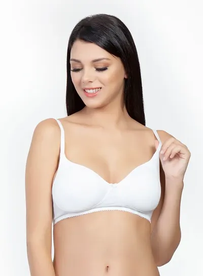 ENVIE Women's Bra/Non-Padded, Non Wired/Ladies Casual Daily Use Full Coverage Bra