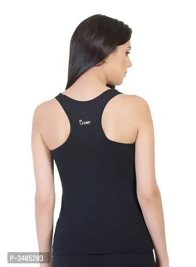 Black Round neck Cotton Camisole-thumb2