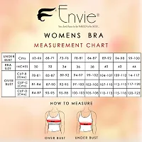 Envie Women's Padded Cotton Bra/Low Neckline, Non-Wired, T-Shirt Bra/Inner Wear for Ladies Daily Use Padded Bra-thumb4