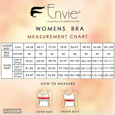 ENVIE Women's Cut Seam Bra_Non-Padded Wirefree Bra|Inner Wear Casual Use Everyday T-Shirt Bra-thumb5