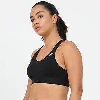 ENVIE Women's Cotton Padded Sports Bra/Removable Pad, Racerback, Full Coverage, Non-Wired, T-Shirt Type Bra/Workout/Yoga Ladies Inner Wear Daily Use Sports Bra-thumb2