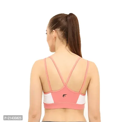 Buy ENVIE Women's Molded Cotton Sports Bra/Full Coverage, Non-Padded,  Non-Wired, T-Shirt Type Bra/Workout/Yoga Ladies Inner Wear Daily Use Sports  Bra - Skin (S) Online at Best Prices in India - JioMart.