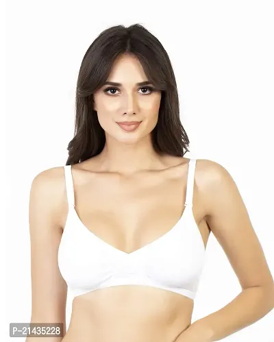 Buy ENVIE Women's Cotton Bra/Non-Padded, Non Wired/Ladies Casual Daily Use  Full Coverage Bra Online In India At Discounted Prices