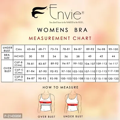 Buy ENVIE Women's Cotton Bra/Non-Padded, Non Wired/Ladies Casual