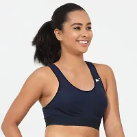 ENVIE Women's Cotton Padded Sports Bra/Removable Pad, Racerback, Full Coverage, Non-Wired, T-Shirt Type Bra/Workout/Yoga Ladies Inner Wear Daily Use Sports Bra-thumb2