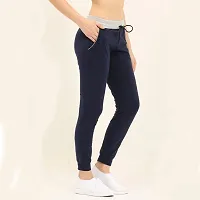 ENVIE Women's Cotton Jogger Track Pants_Ladies Sports Athletic Lower Wear|Girls Active Wear Running Track Suit-thumb1