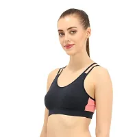 ENVIE Women's Cotton Padded Sports Bra_Removable Pad, Full Coverage, Non-Wired, T-Shirt Type Bra|Inner Wear for Gym,Workout,Yoga Daily Use Sports Bra-thumb2