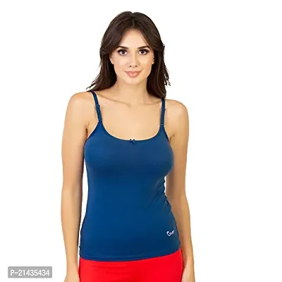Women's Basic Solid Camisole Tank Tops with Adjustable Straps