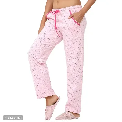 ENVIE Women Cotton Casual Night/Sleep Wear Pants, Ladies Lounge wear Pyjama Pants (Print And Color May Be Vary)-thumb0