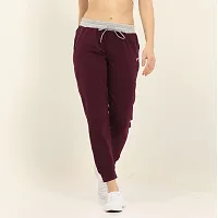 ENVIE Women's Cotton Jogger Track Pants_Ladies Sports Athletic Lower Wear|Girls Active Wear Running Track Suit-thumb1