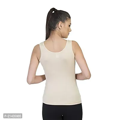 Women's Cotton Stylish Sports Tank Top Girls U-Neck Causal Cami/Yoga, Exercise, Workout Slip/Ladies Sports Camisole-thumb2