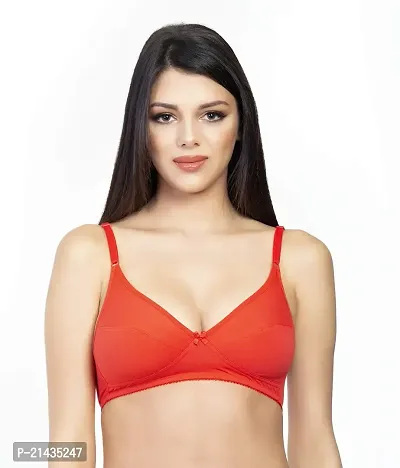 Envie Women's Cotton Minimizer Bra/Non-Padded, Wirefree, Cut Seam Bra/Inner Wear for Ladies Daily Use Bra.