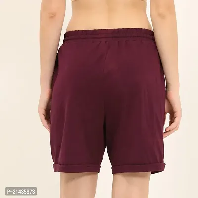 ENVIE Women's Casual wear Cotton Shorts_Active Wear Ladies Shorts|Girls Night/Sleep Wear Regular Bottom Shorts-thumb4
