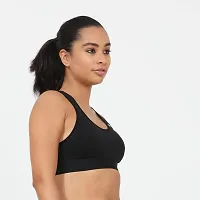 ENVIE Women's Cotton Padded Sports Bra/Removable Pad, Racerback, Full Coverage, Non-Wired, T-Shirt Type Bra/Workout/Yoga Ladies Inner Wear Daily Use Sports Bra-thumb1