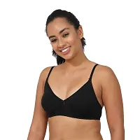 Envie Women's Basic Cotton Bra/Full Coverage, Non-Padded, Non-Wired, T-Shirt Bra/Ladies Innerwear Daily Use Criss Cross Bra-thumb3