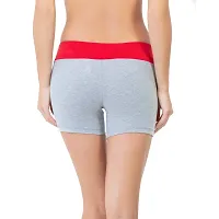 ENVIE Women's Cotton Workout Yoga Shorts/Ladies Premium Soft Stretch Shorts with Side Pocket-thumb2