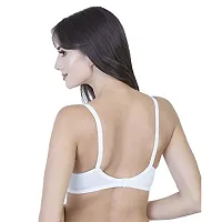 ENVIE Women's Cotton Mother Feeding Bra_Female Non-Padded Wirefree, Maternity T-Shirt Bra|Inner Wear for Ladies Daily Use Nursing Bra-thumb2