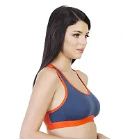 ENVIE Women's Cotton Sports Bra_Ladies Racerback, Full Coverage, Non-Padded, Non-Wired, T-Shirt Type Bra|Girls Inner Wear for Daily Use Sports Bra-thumb1