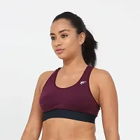 ENVIE Women's Cotton Padded Sports Bra/Removable Pad, Racerback, Full Coverage, Non-Wired, T-Shirt Type Bra/Workout/Yoga Ladies Inner Wear Daily Use Sports Bra-thumb3