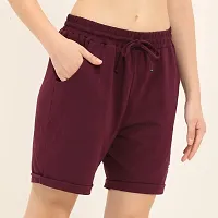 ENVIE Women's Casual wear Cotton Shorts_Active Wear Ladies Shorts|Girls Night/Sleep Wear Regular Bottom Shorts-thumb2