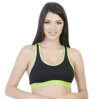 Envie Women's Cotton Sports Bra/Racerback, Full Coverage, Non-Padded, Non-Wired, T-Shirt Type Bra/Workout/Yoga/Exercise/Running, Inner Wear for Ladies Daily Use Sports Bra-thumb2