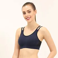 ENVIE Women's Cotton Padded Sports Bra_Removable Pad, Full Coverage, Non-Wired, T-Shirt Type Bra|Inner Wear for Gym,Workout,Yoga Daily Use Sports Bra-thumb3