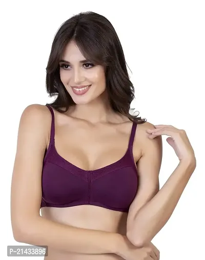 Envie Women's Lace Molded Cotton Bra, Non-Padded, Wirefree Ladies Daily Use  Bra Women T-Shirt Non Padded Bra - Buy Envie Women's Lace Molded Cotton Bra,  Non-Padded, Wirefree Ladies Daily Use Bra Women