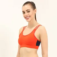 ENVIE Women's Cotton Padded Sports Bra_Removable Pad, Full Coverage, Non-Wired, T-Shirt Type Bra|Inner Wear for Gym,Workout,Yoga Daily Use Sports Bra-thumb2