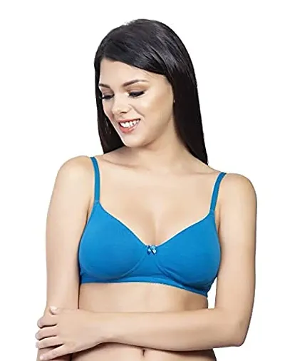 Envie Women's Cotton Minimizer Bra/Non-Padded, Wirefree, Cut Seam Bra/Inner Wear for Ladies Daily Use Bra.