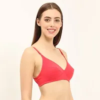 ENVIE Women's Cut Seam Bra_Non-Padded Wirefree Bra|Inner Wear Casual Use Everyday T-Shirt Bra-thumb2