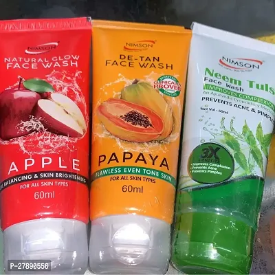 Combo Face Wash (Apple, Papaya, Neem-Tulsi)