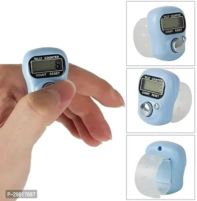 Mini Hand Tally Counter Finger Ring Digital Electronic Head CountJapa Counter Counting Machine For Mantra Jap And Cricket Umpire And Various Counting Purpose Small