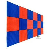 YGM Acoustic Foams? Pyramid Soundproofing Studio (Set of 6) Acoustic Foam 1'x1' - 1 Inches (Blue)-thumb3