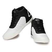 Trendy PVC Sneakers Shoes For Men  (Black)-thumb1