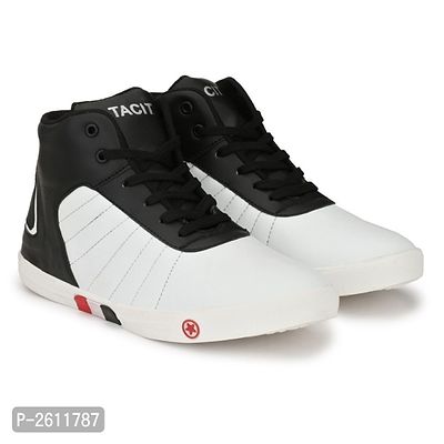 Trendy PVC Sneakers Shoes For Men  (Black)-thumb3