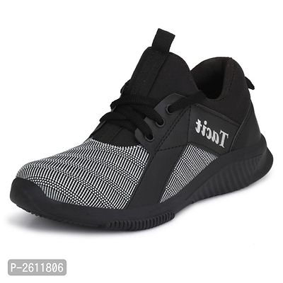 Canvas Sneakers For Men  (BLACK)