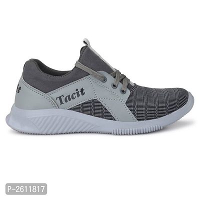 Canvas Sneakers For Men  (Grey)-thumb2