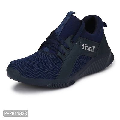 Canvas Sneakers For Men  (Blue)