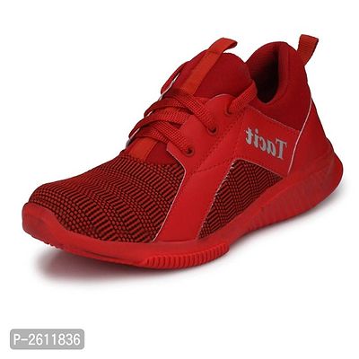 Canvas Sneakers For Men  (Red)
