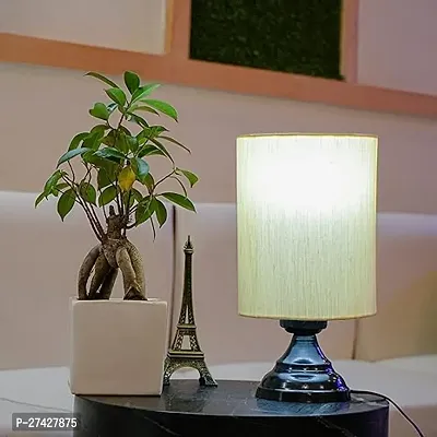 Designer Light Shadow Cotton Fabric Table Lamp For Bedroom Desk Lamp For Living Room